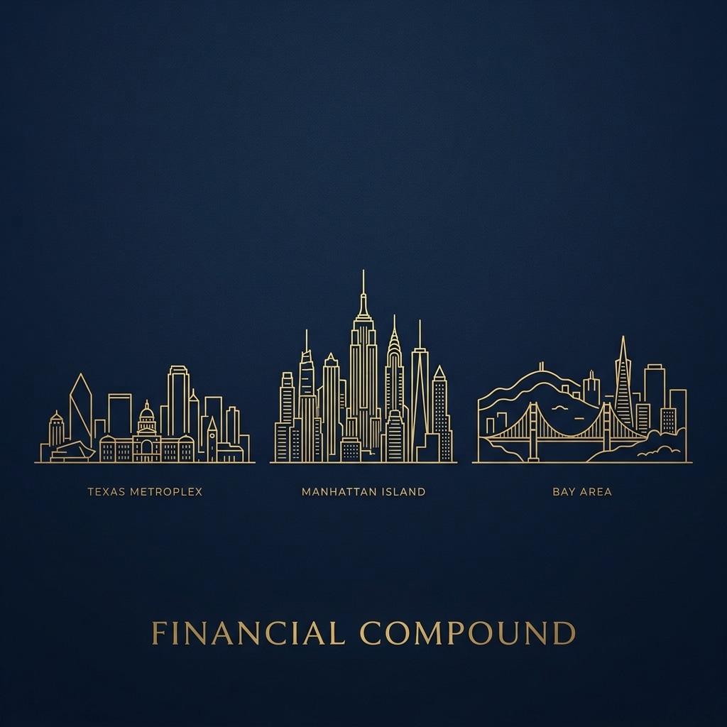 The 3 Hottest Commercial Mortgage Markets in the U.S. Right Now (September 2026) 2 Dallas, New York and San Francisco skylines — 2026 hottest commercial real estate lending markets